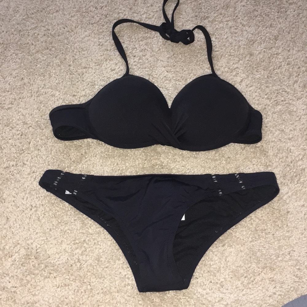 Black bathing suit